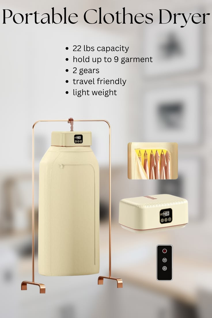 Smart Portable Clothes Dryer Bag | Foldable Electric Garment Drying Cabinet | Fast Drying | Warm Air Sterilization | Energy-Saving Travel & Home Dryer