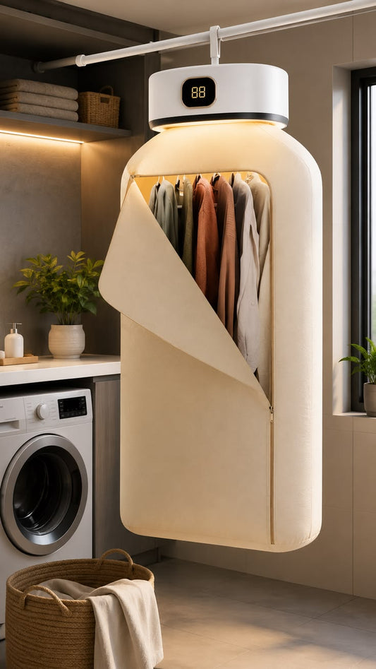 Smart Portable Clothes Dryer Bag | Foldable Electric Garment Drying Cabinet | Fast Drying | Warm Air Sterilization | Energy-Saving Travel & Home Dryer